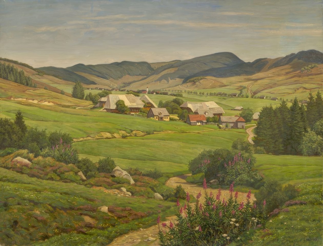 Bernau-Oberlehen av Julius Heffner