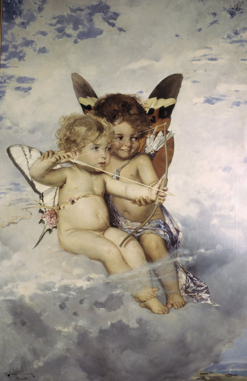 Cupids, 1881 av Julius Kronberg