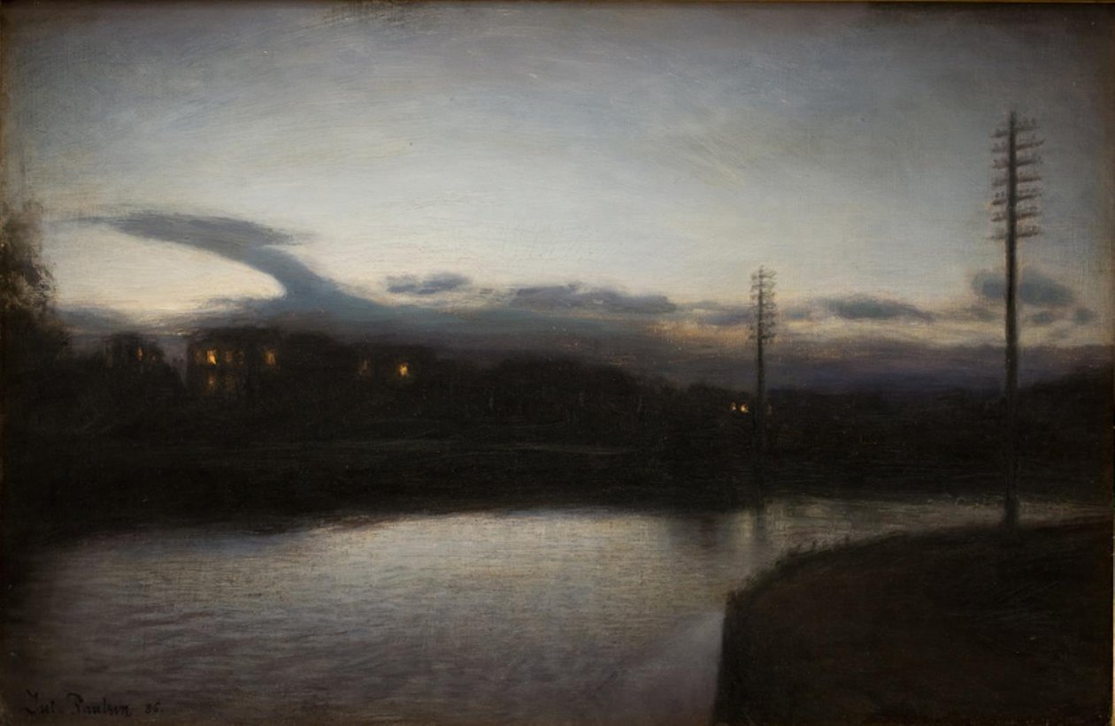 Kveldslandskap av Julius Paulsen