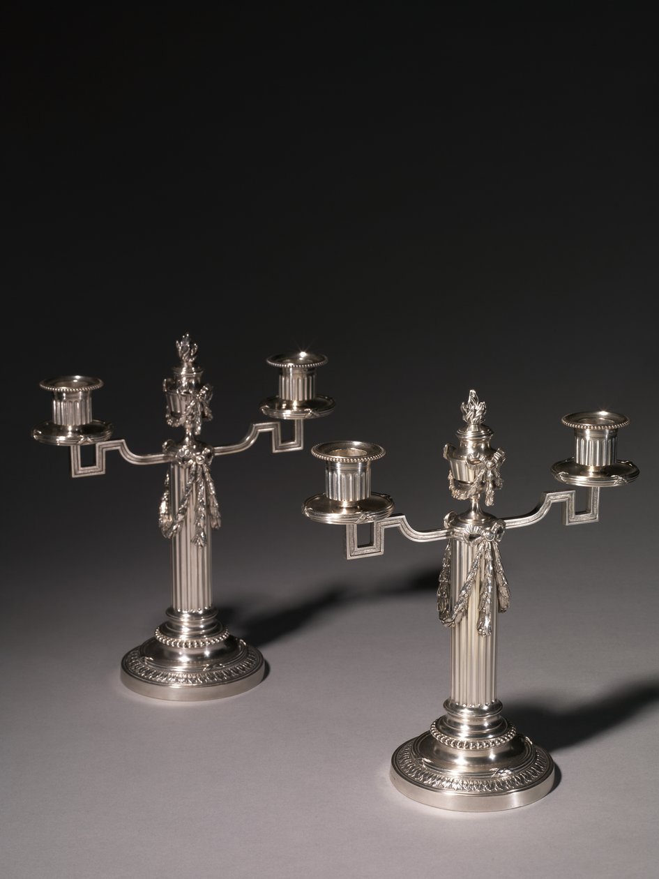 Lysestake, firma av Peter Carl Fabergé av Julius Rappoport