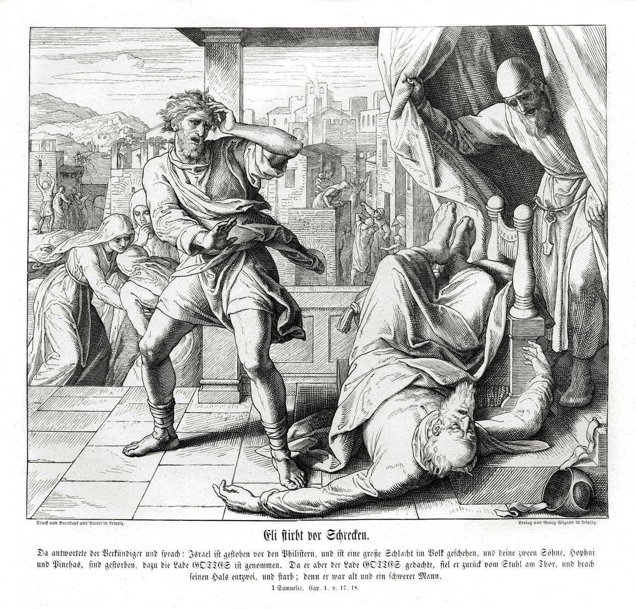 Elis død av Julius Schnorr von Carolsfeld