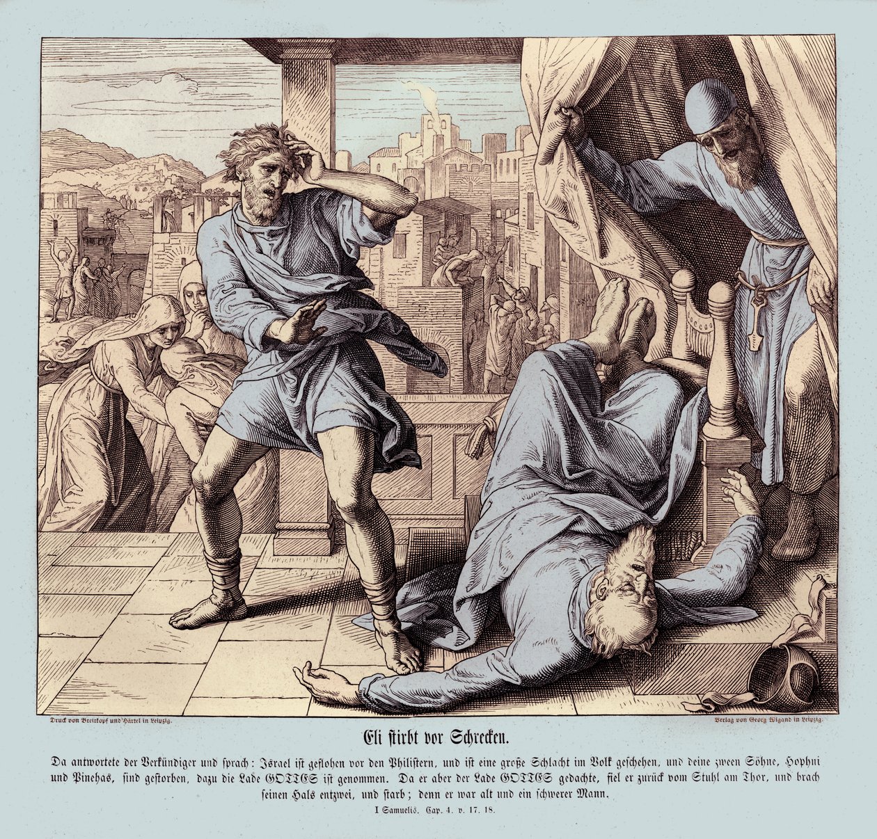 Death of Eli av Julius Schnorr von Carolsfeld