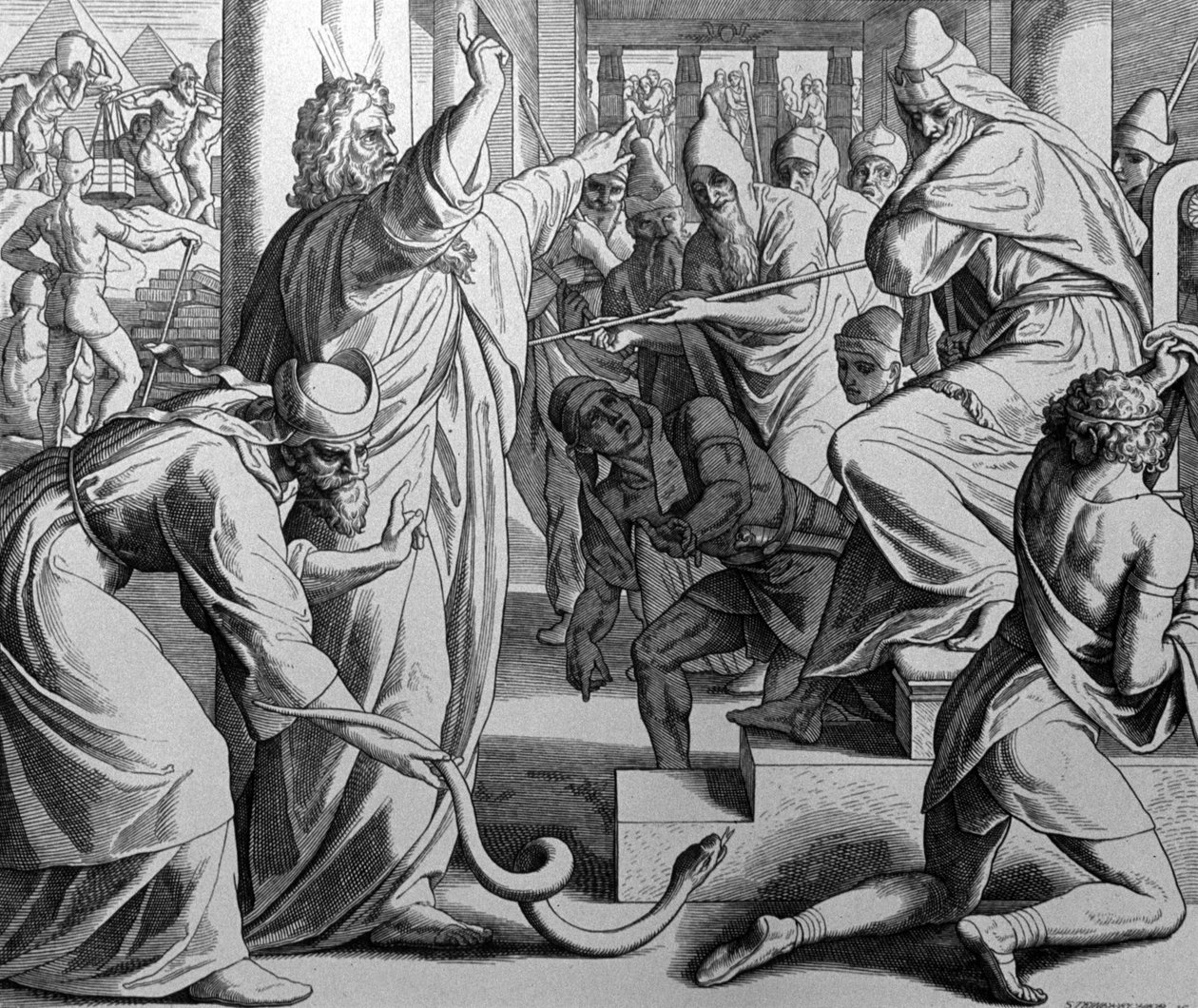 Moise og Aaron av Julius Schnorr von Carolsfeld