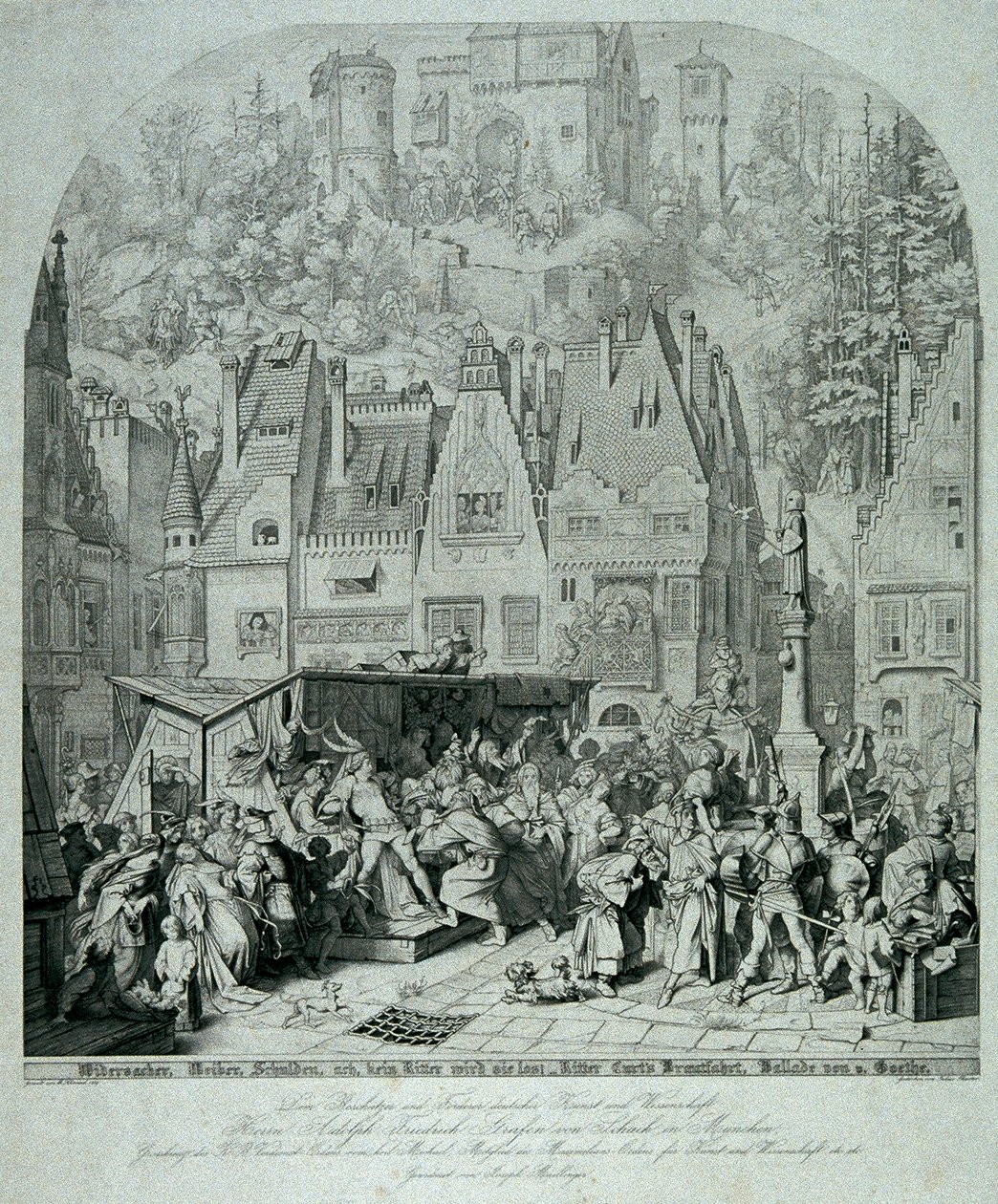 Ritter Curts Brautfahrt av Julius Thaeter