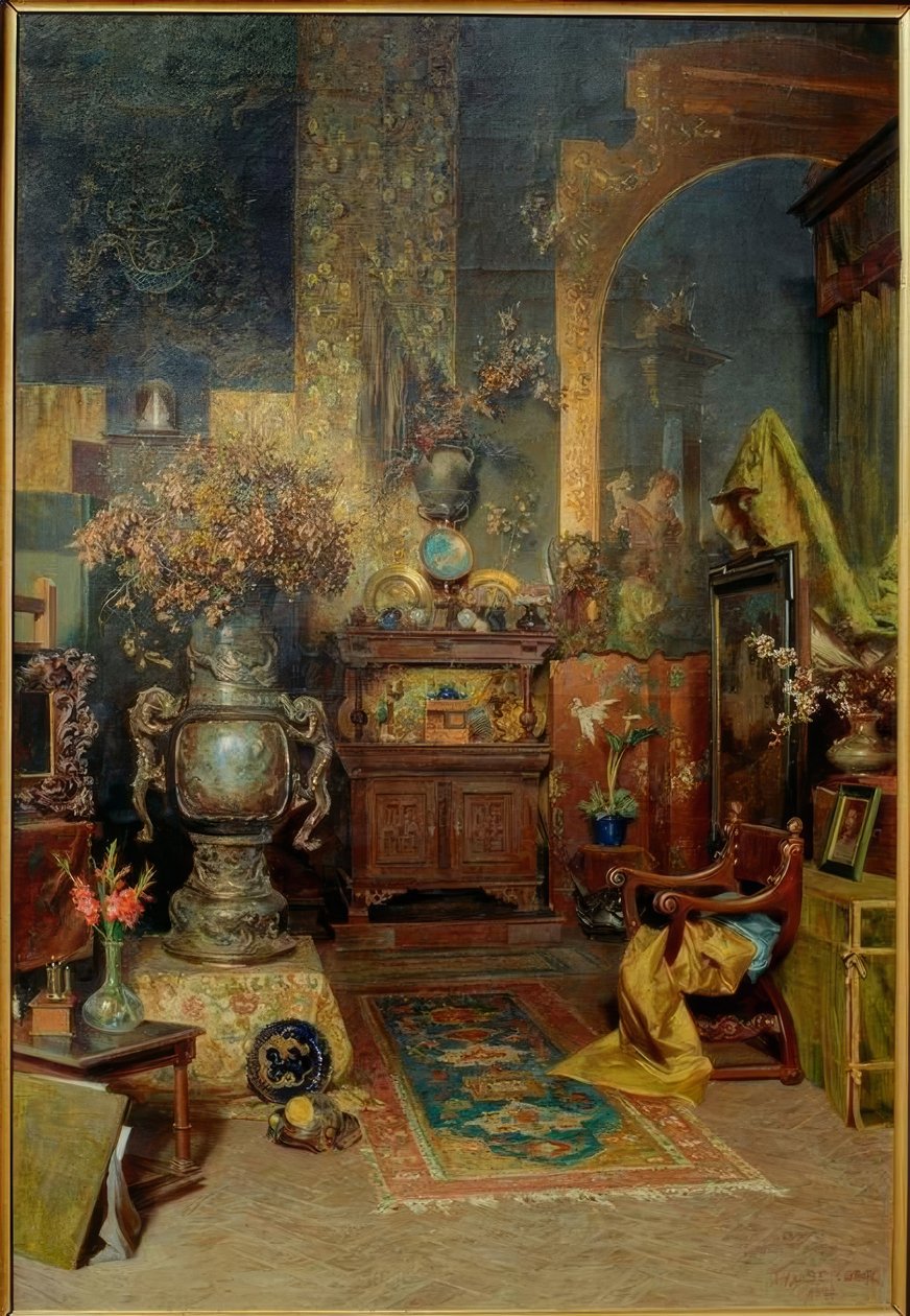 Interiørverksted av Julius Victor Berger