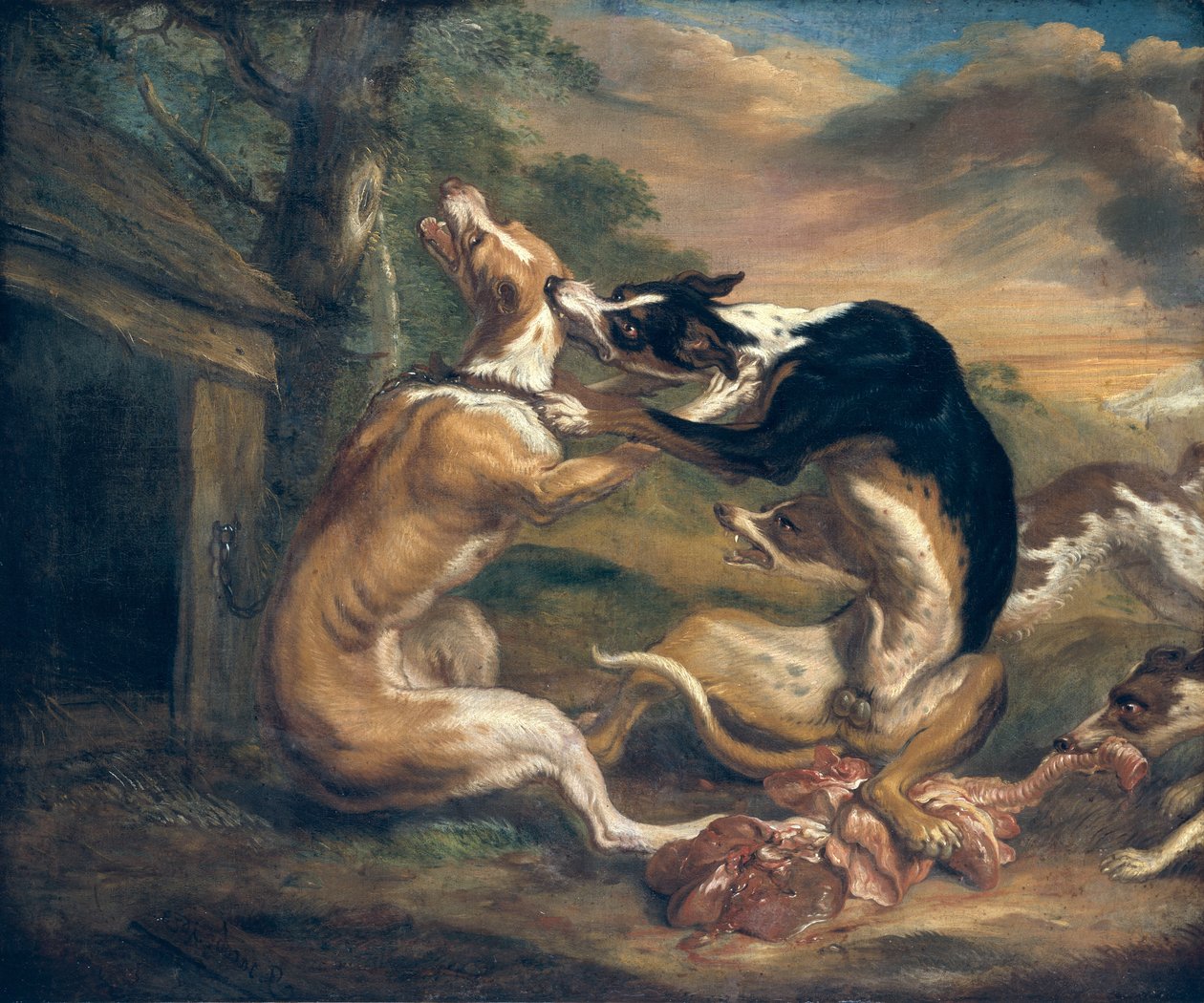 Hundekampen, 1678 av Juriaen Jacobsz