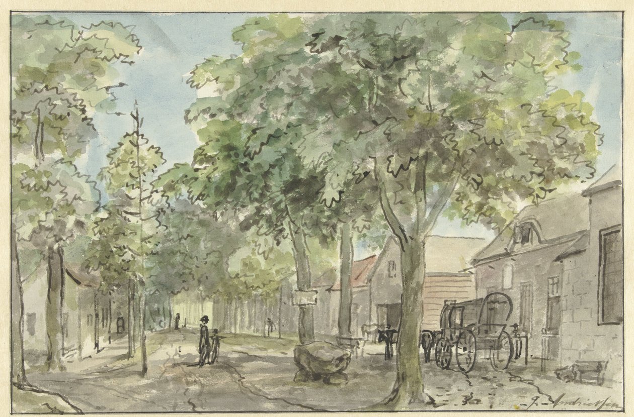 Landsbygate i Lage Vuursche av Jurriaan Andriessen