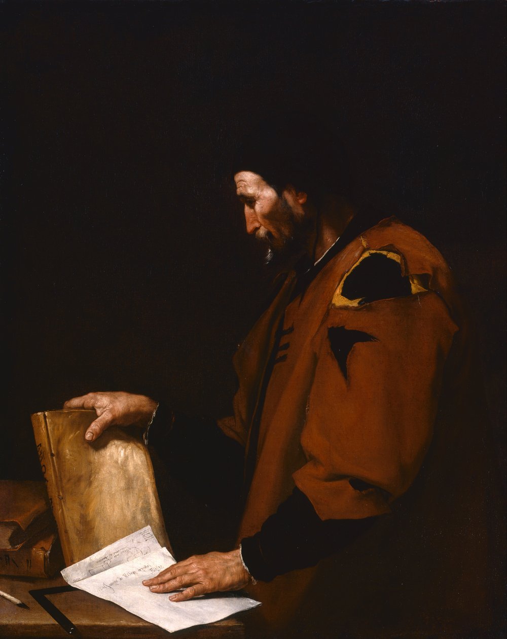Aristoteles av Jusepe de Ribera