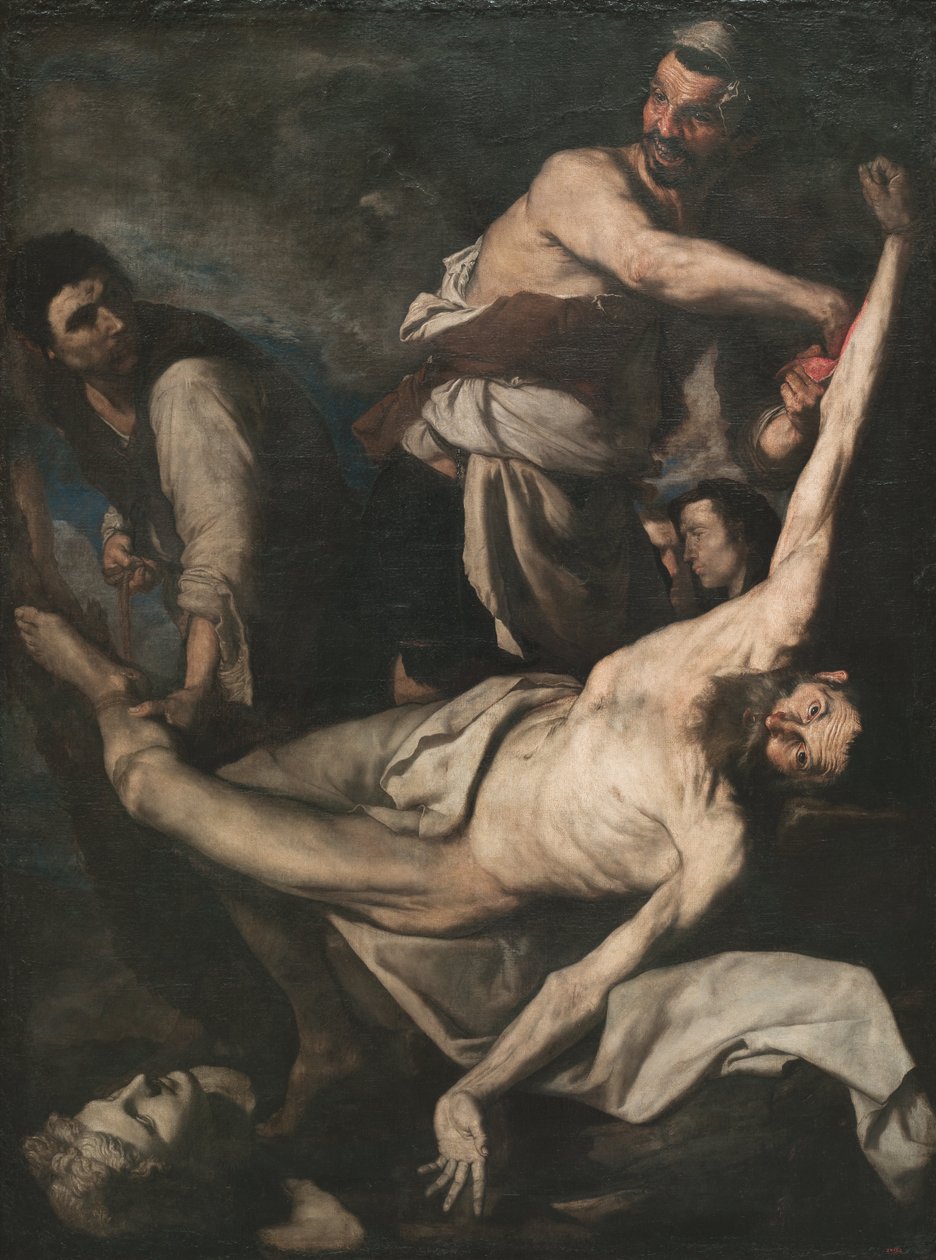 Martyrdøden til Saint Bartholomew av Jusepe de Ribera