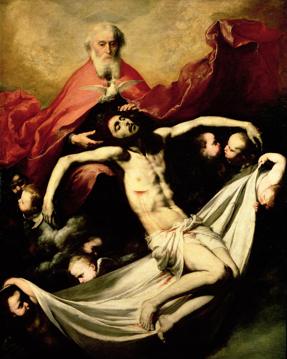 Treenigheten, ca. 1635 av Jusepe de Ribera