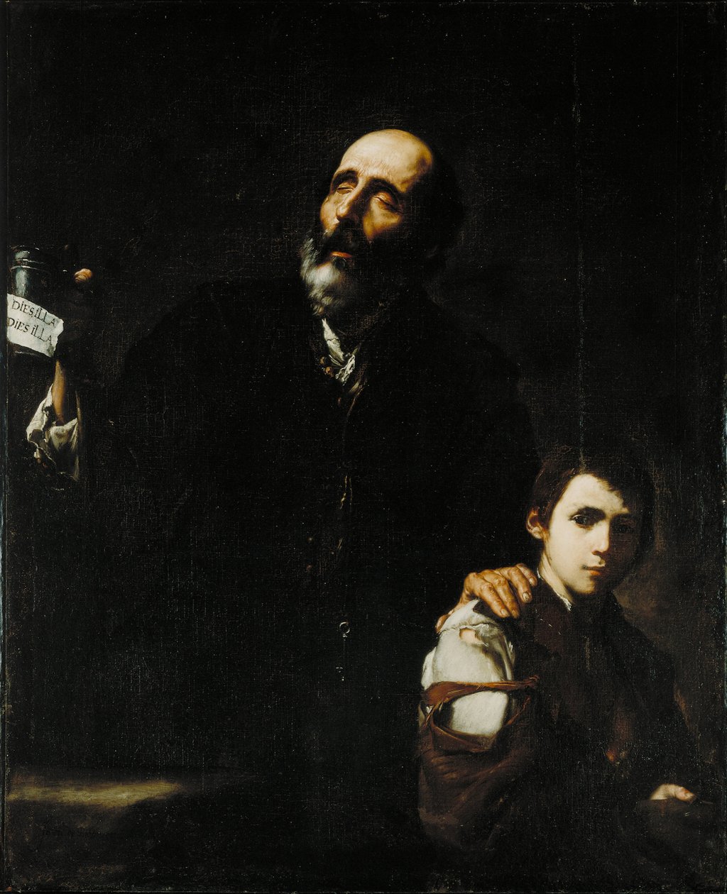 Blind gammel tigger, ca. 1632 av Jusepe de Ribera