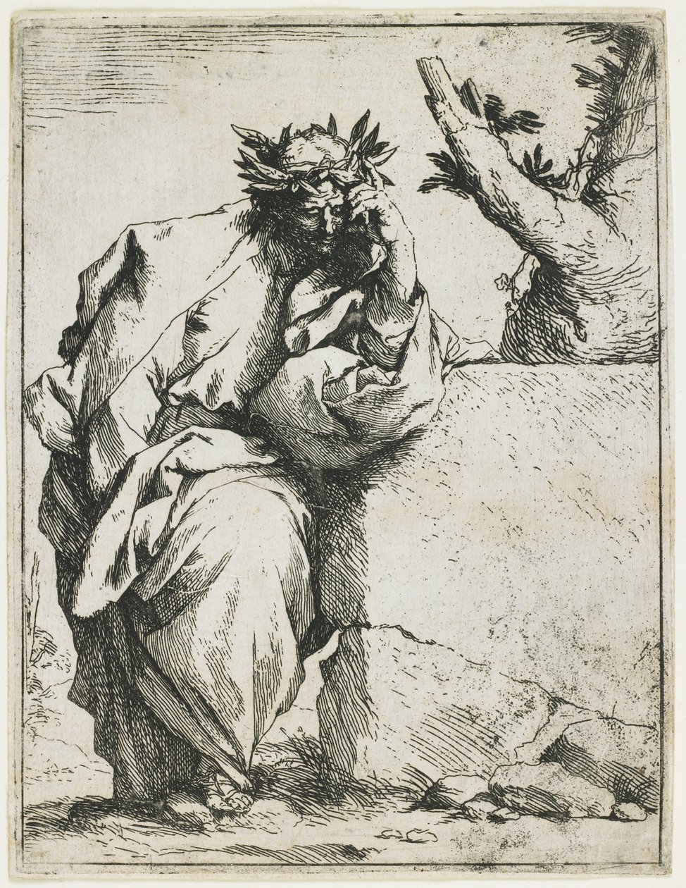 Poeten, ca. 1620-1621 av Jusepe de Ribera