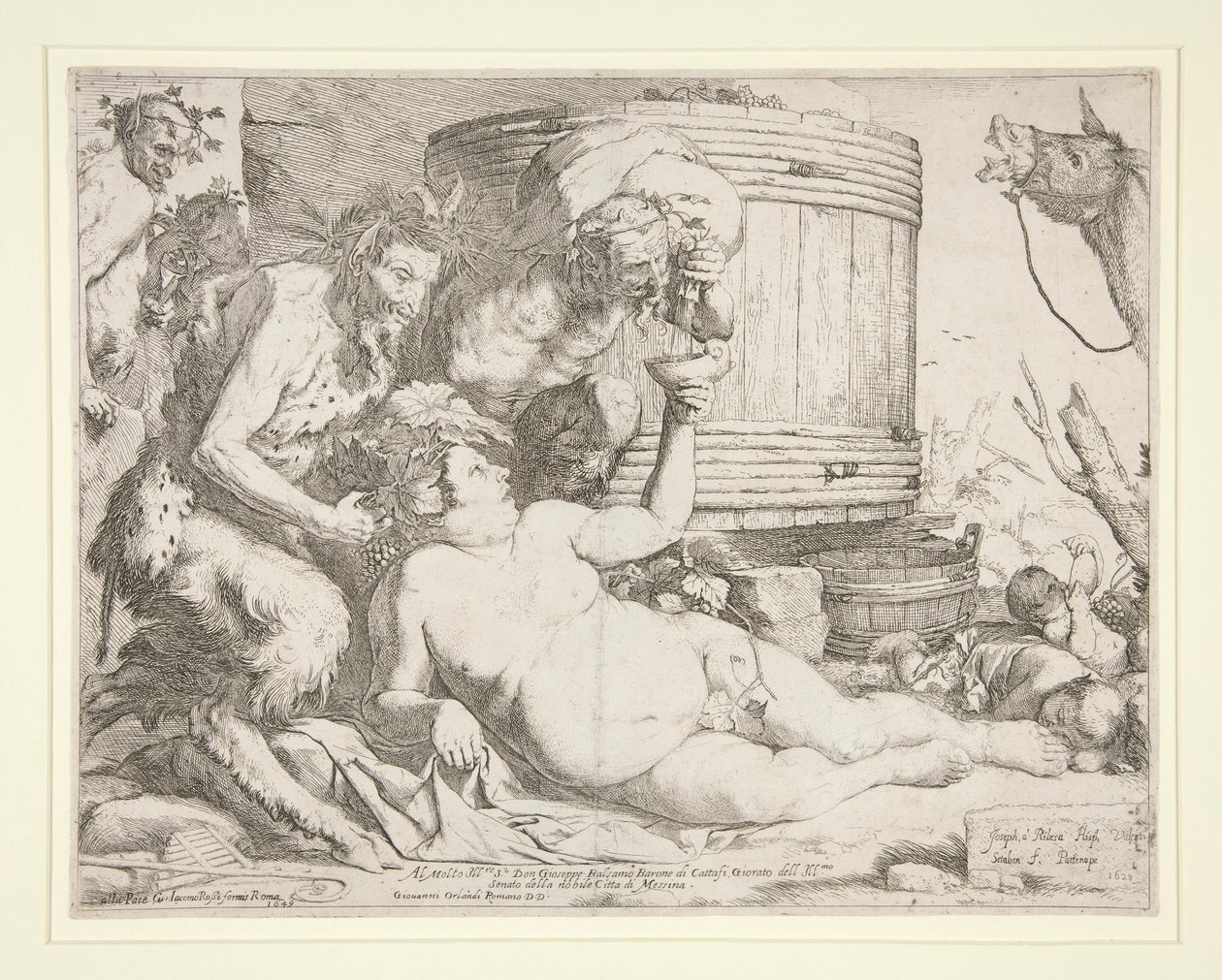 Bacchanal (Drunken Silenus) av Jusepe de Ribera
