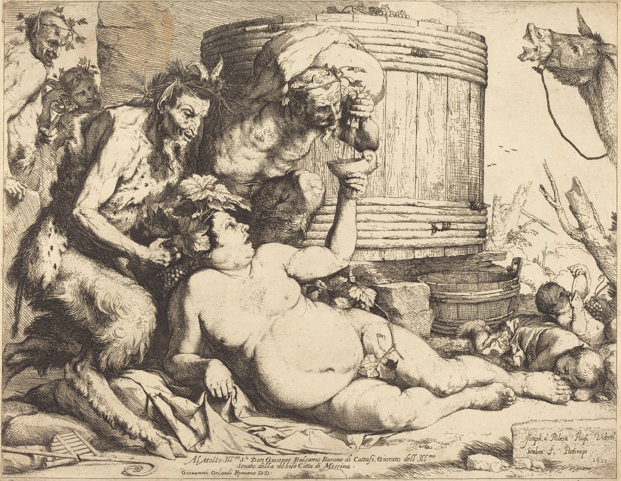 Drunken Silenus av Jusepe de Ribera