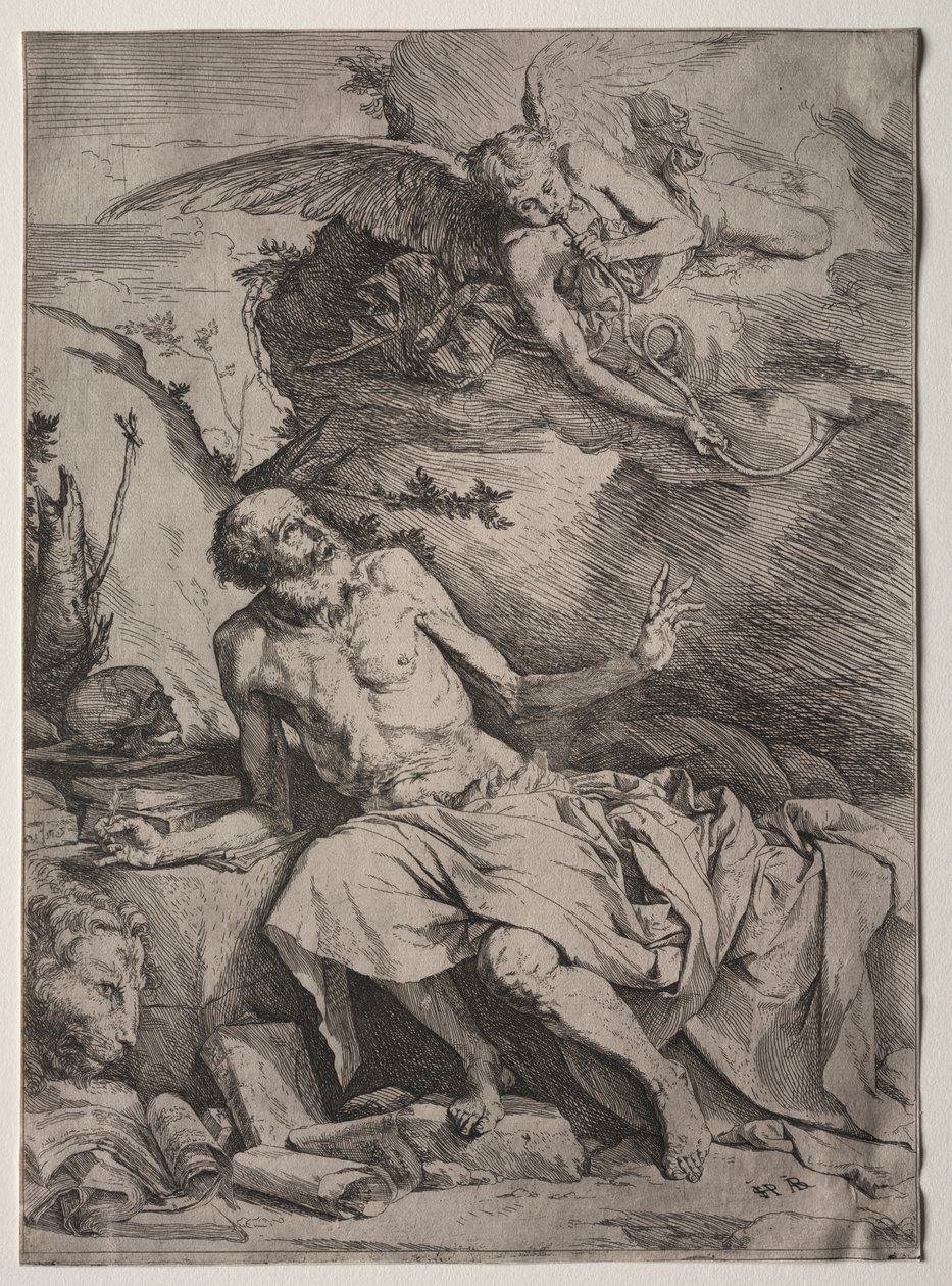 Den hellige Jerome av Jusepe de Ribera