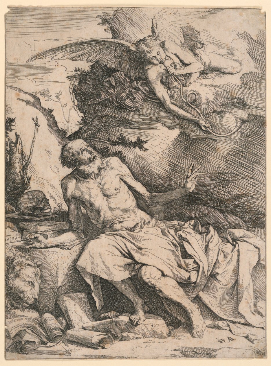 Den hellige Jerome av Jusepe de Ribera