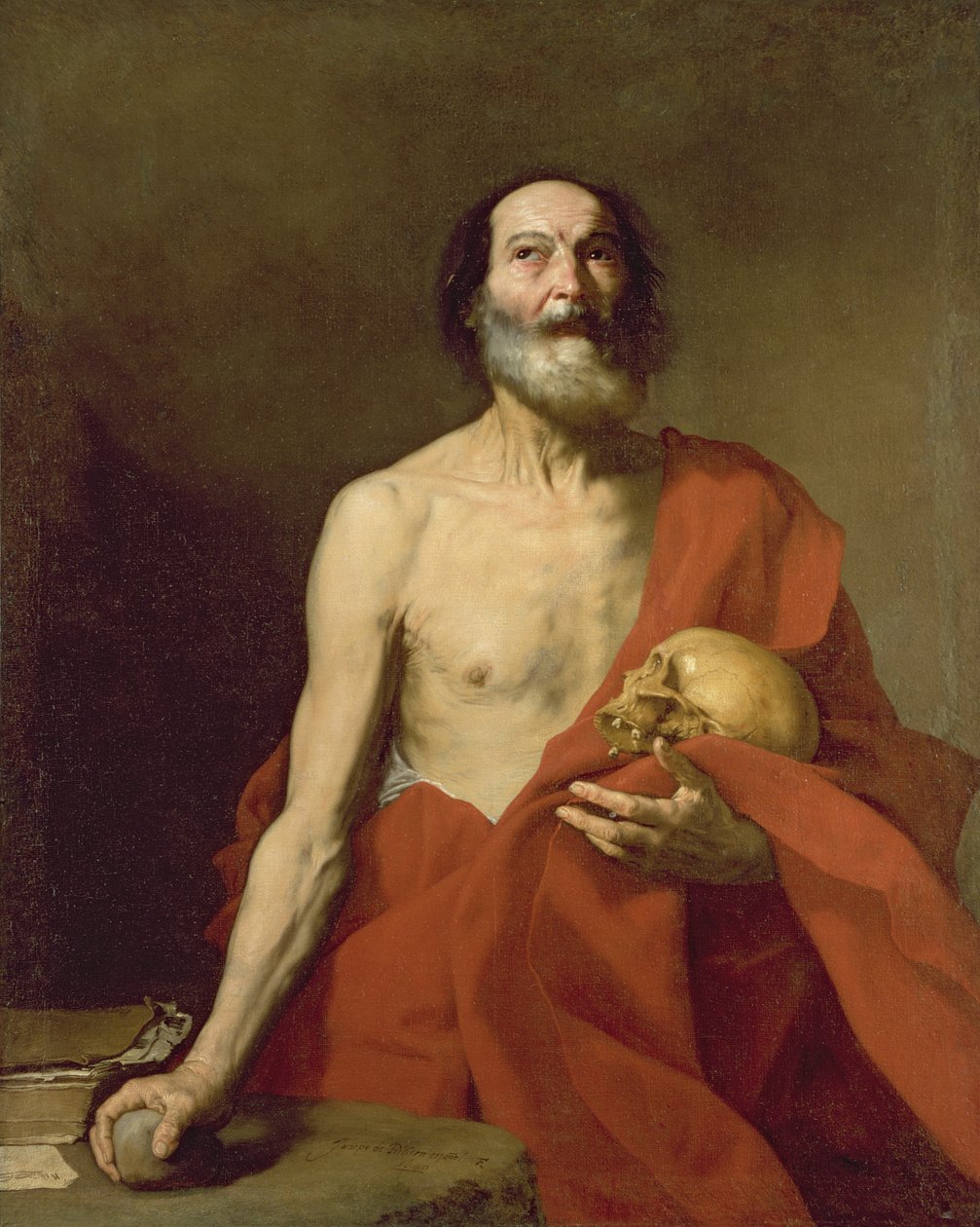 Saint Hieronymus, 1640 av Jusepe de Ribera