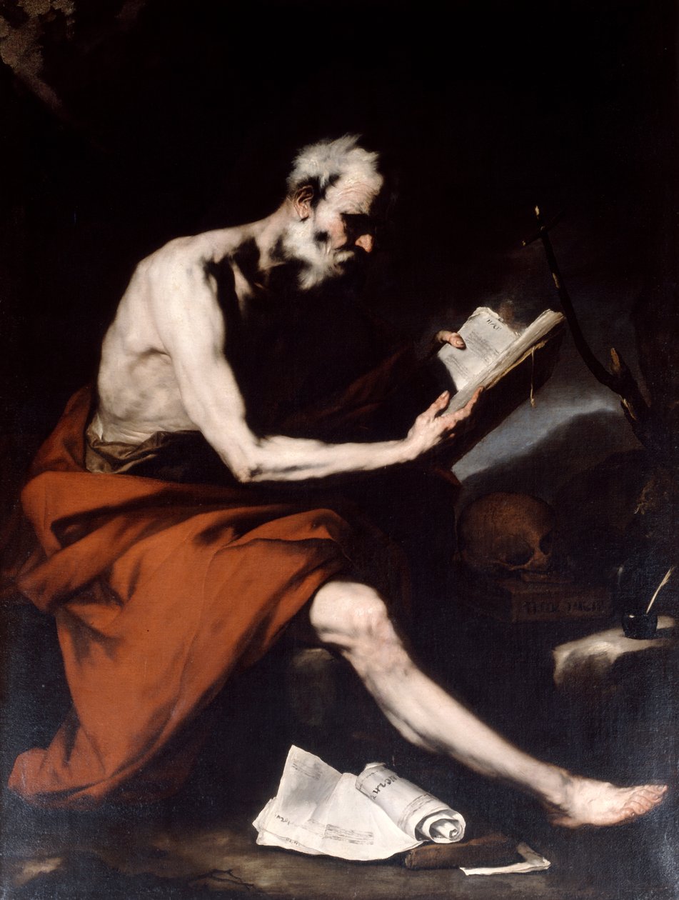 Saint Hieronymus, 1600-tallet av Jusepe de Ribera