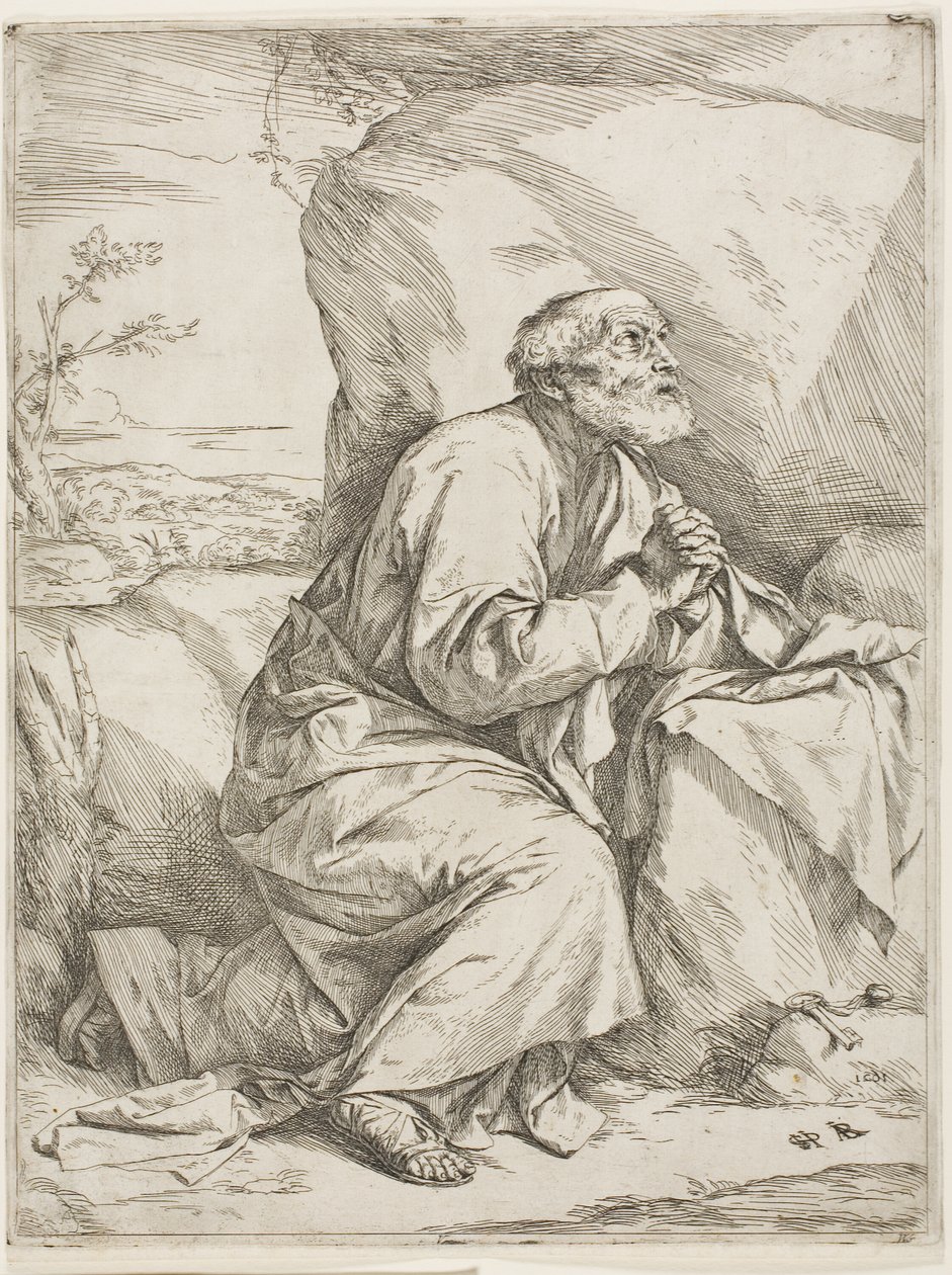 Sankt Peter i ørkenen av Jusepe de Ribera