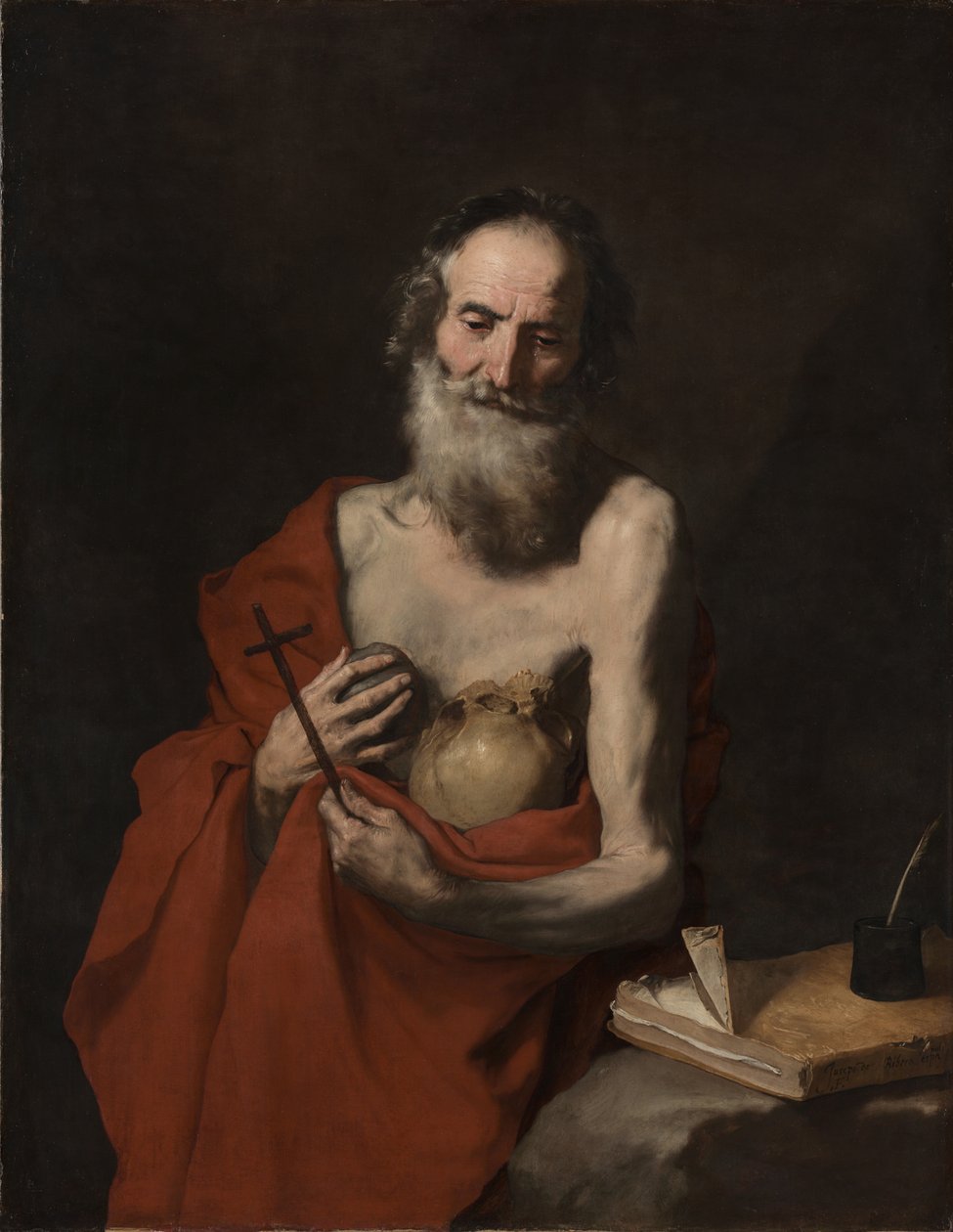 St. Hieronymus, ca. 1638-1640 av Jusepe de Ribera