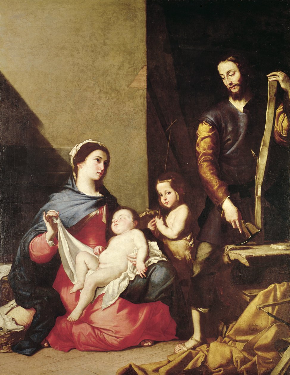 Den hellige familie, 1639 av Jusepe de Ribera