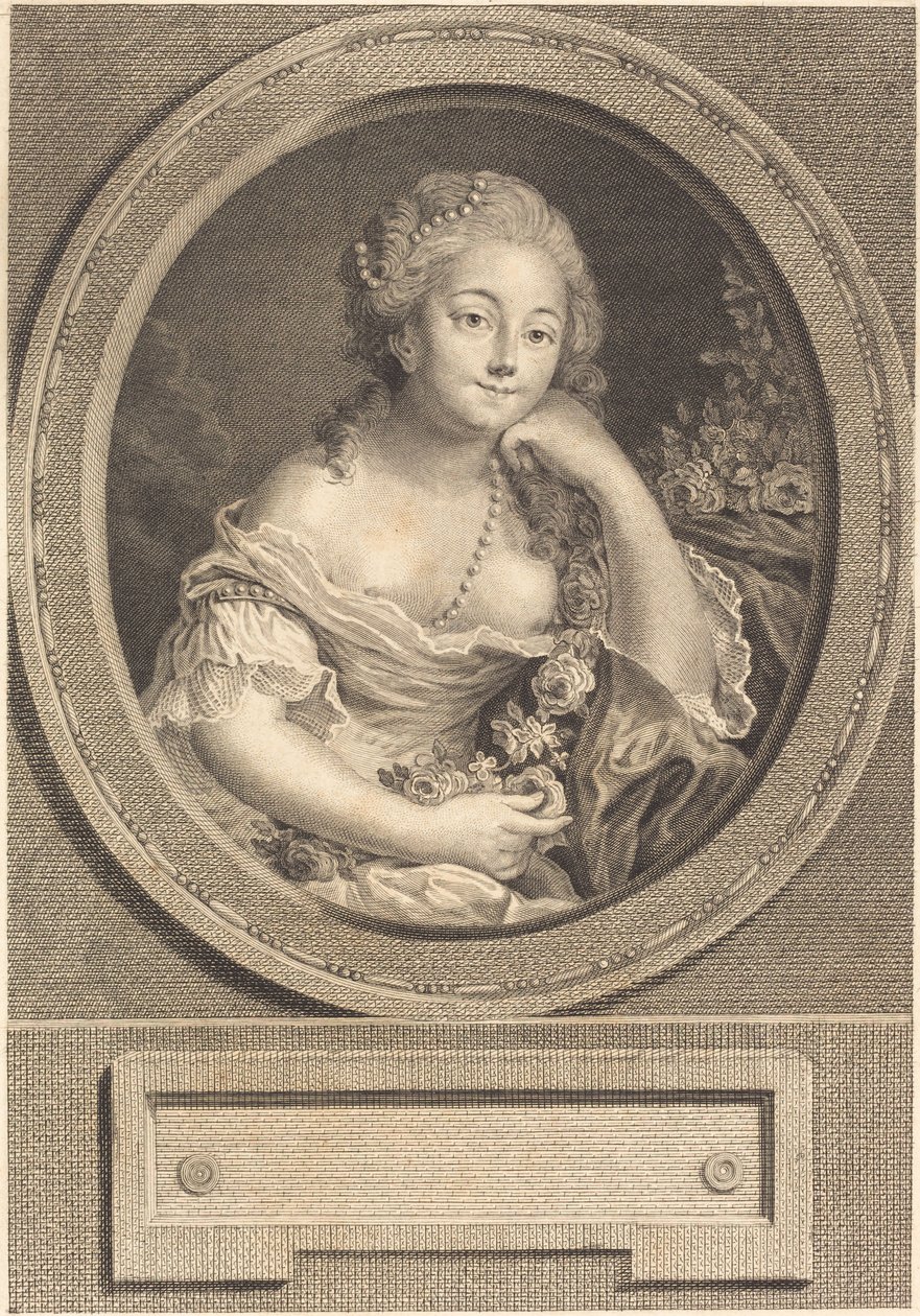 Det lette plagget av Juste Chevillet after Pierre Antoine Baudouin