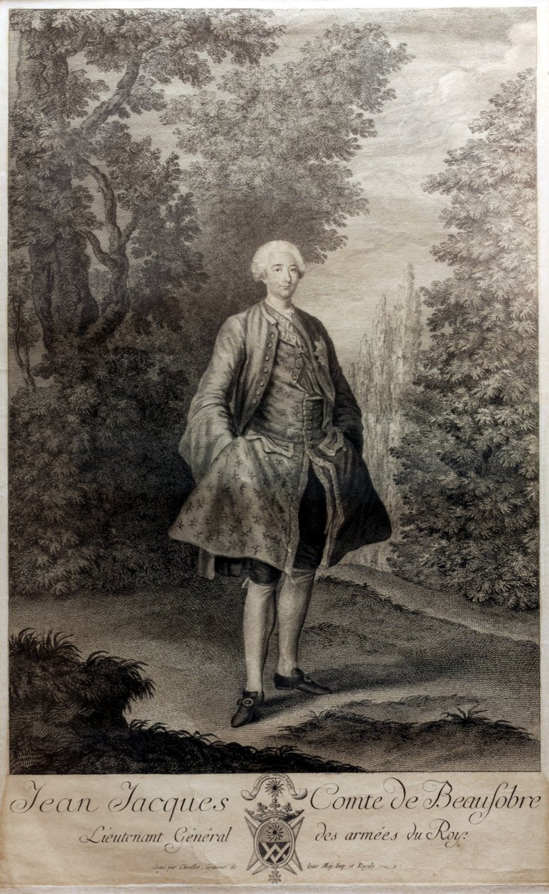 Jean-Jacques, grev av Beausobre (1704-1783), generalløytnant for kongens hærer av Justus Chevillet