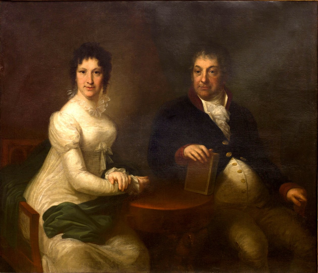 Portrett av Józef og Maria née Markowski née av Józef Peszka