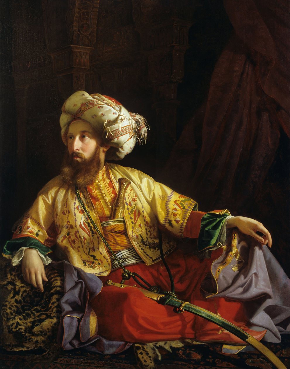 Emir av Libanon, 1843. av József Borsos