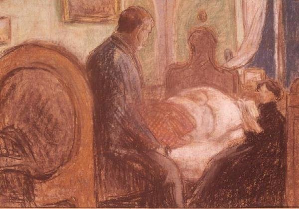 Odon i høy feber, 1901 (pastell) av József Rippl Rónai