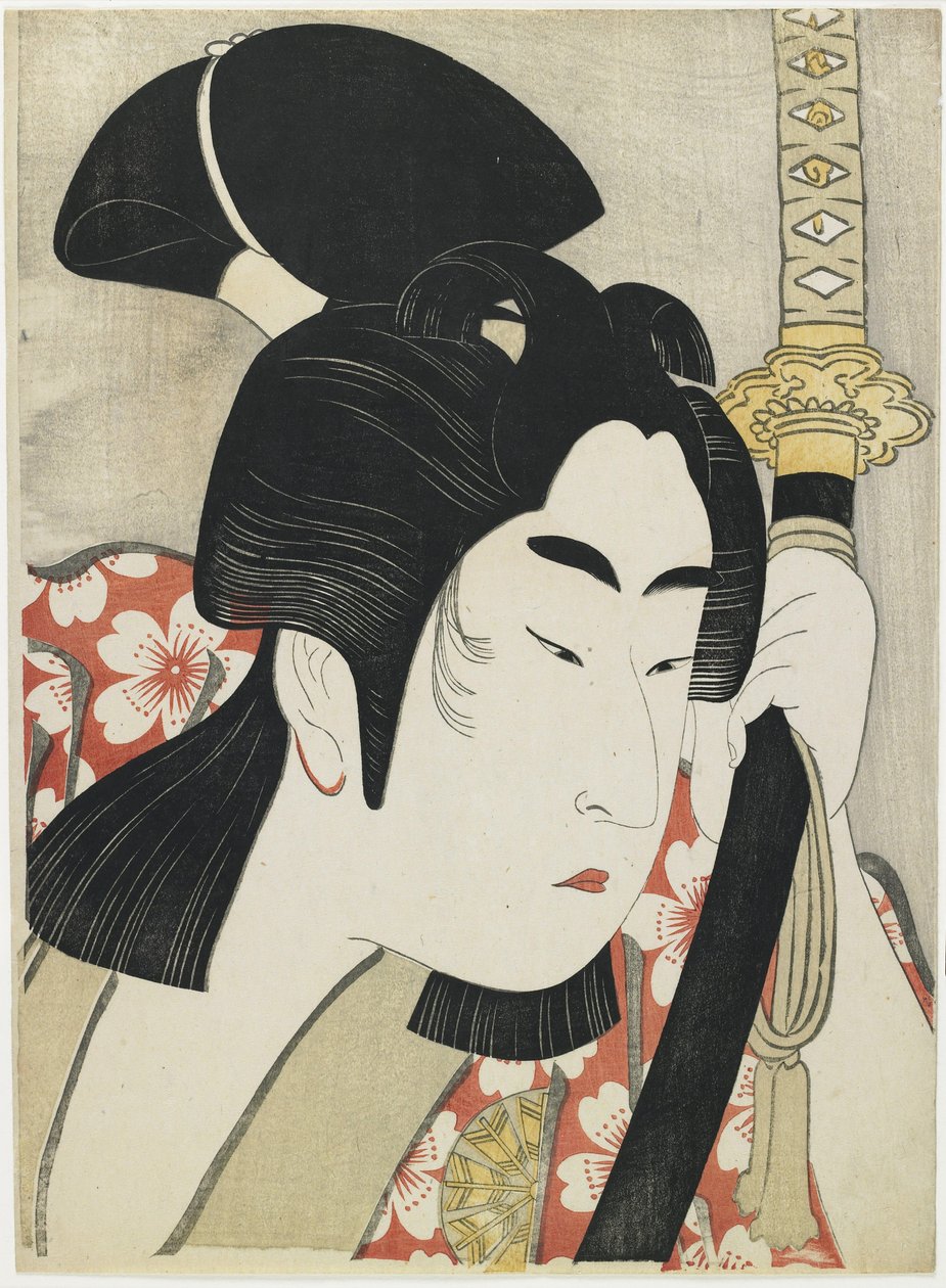 Skuespiller Nakamura Noshio II som Sakuramaru av Kabukido Enkyo