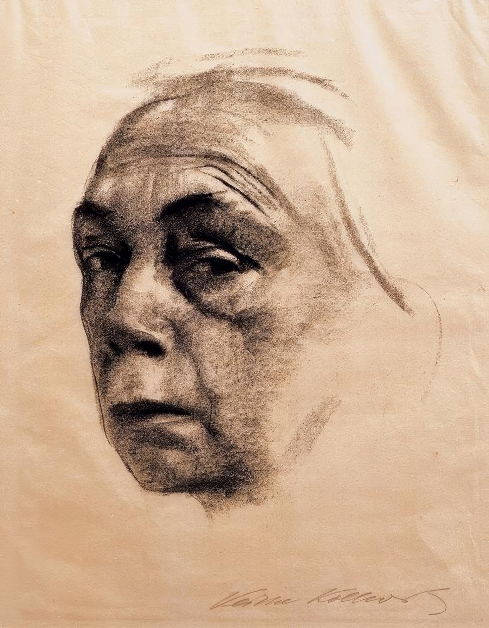 Selvportrett av Käthe Kollwitz