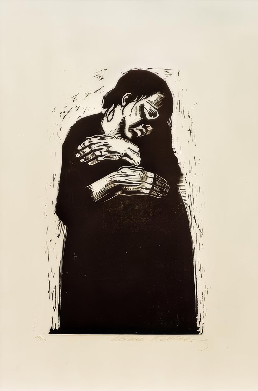 Enken av Käthe Kollwitz