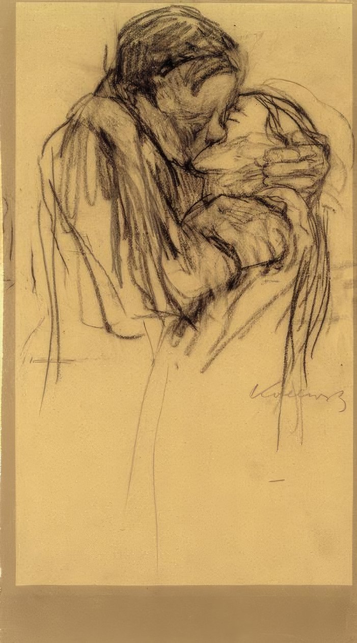 K. Kollwitz, Kysset av Käthe Kollwitz