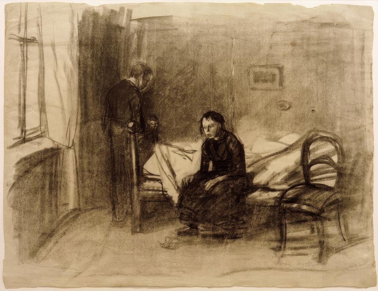 K.Kollwitz, ungt par av Käthe Kollwitz