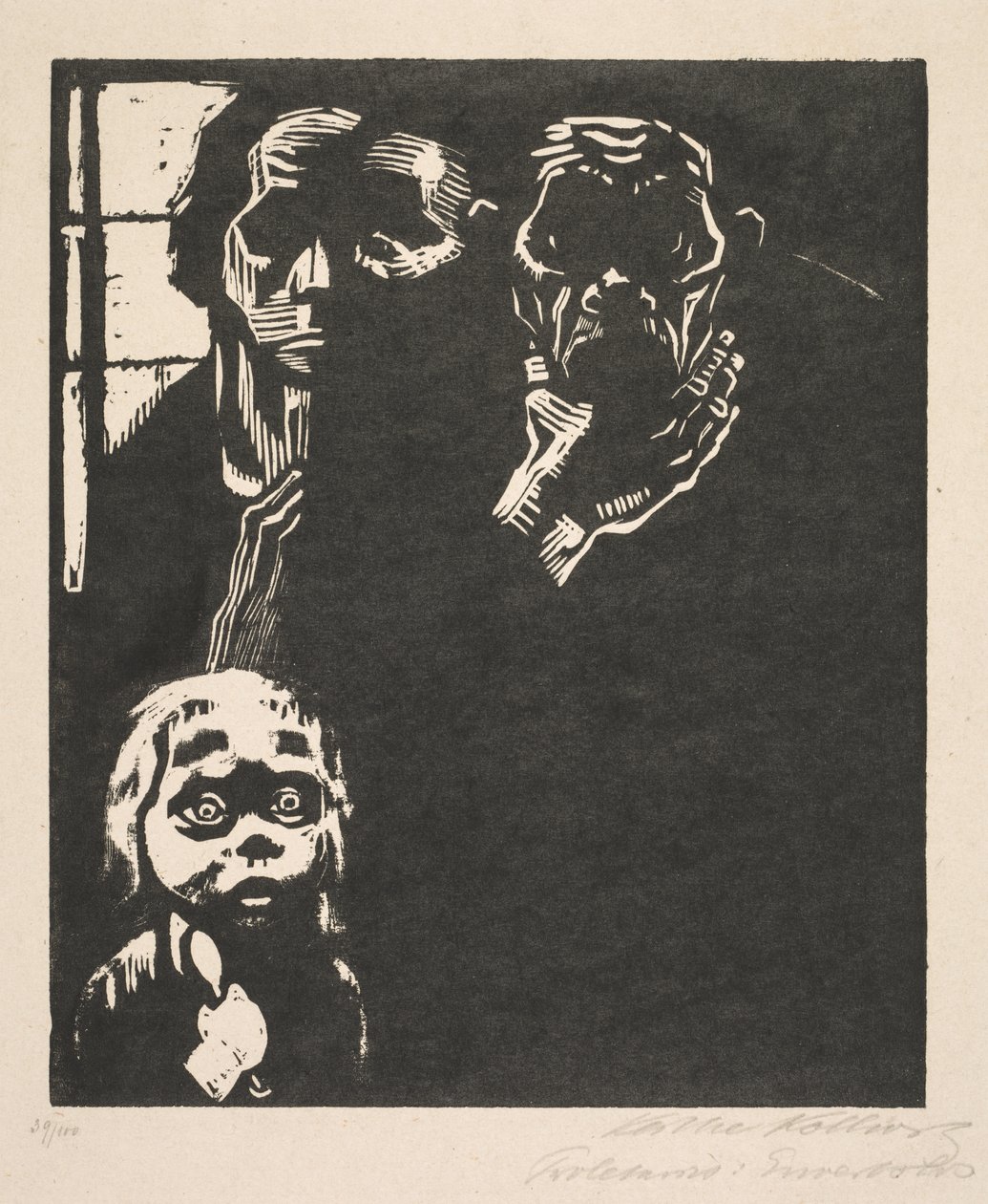 Proletariat: nr. 1 uten arbeid av Käthe Kollwitz