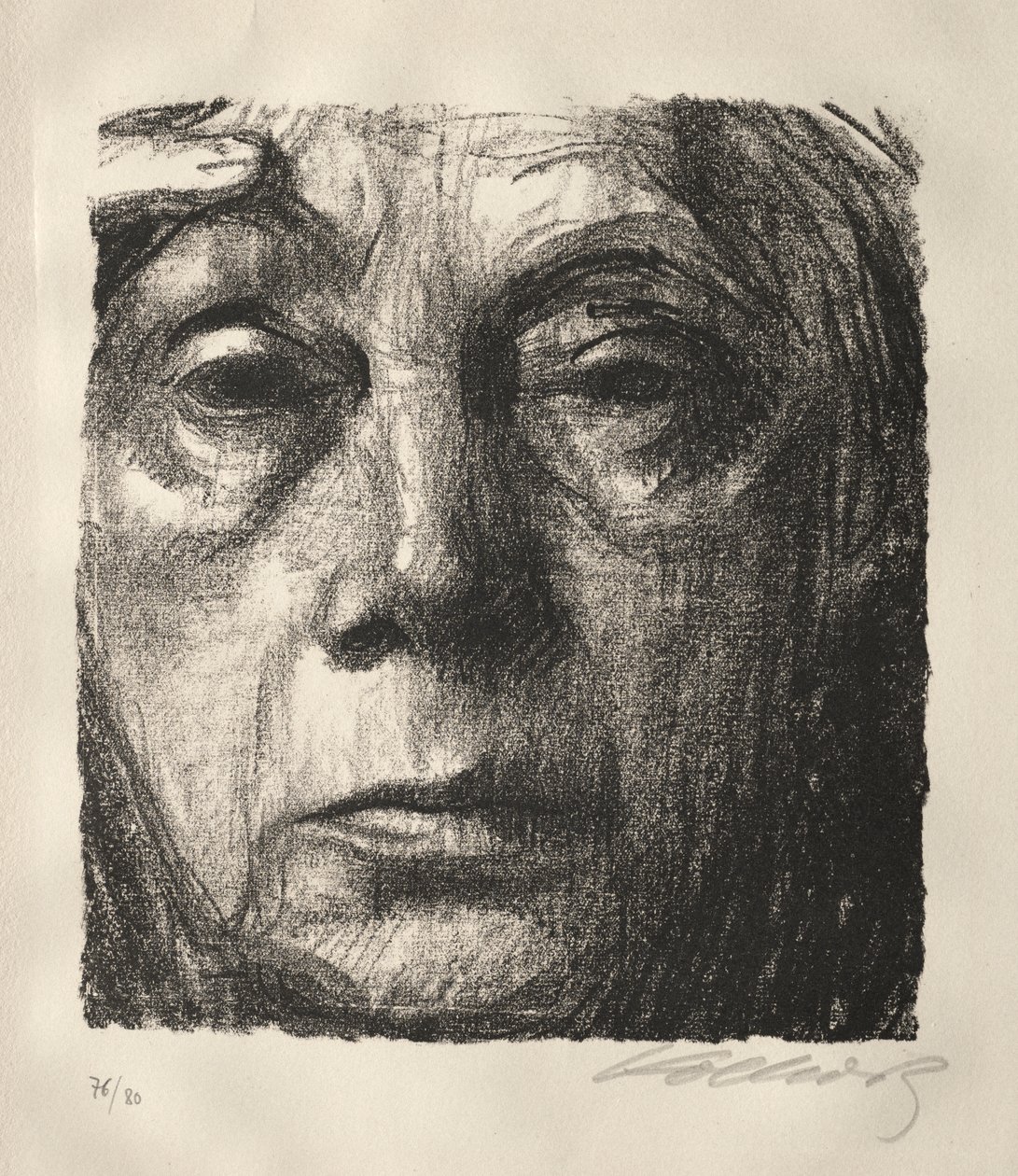 Selvportrett av Käthe Kollwitz