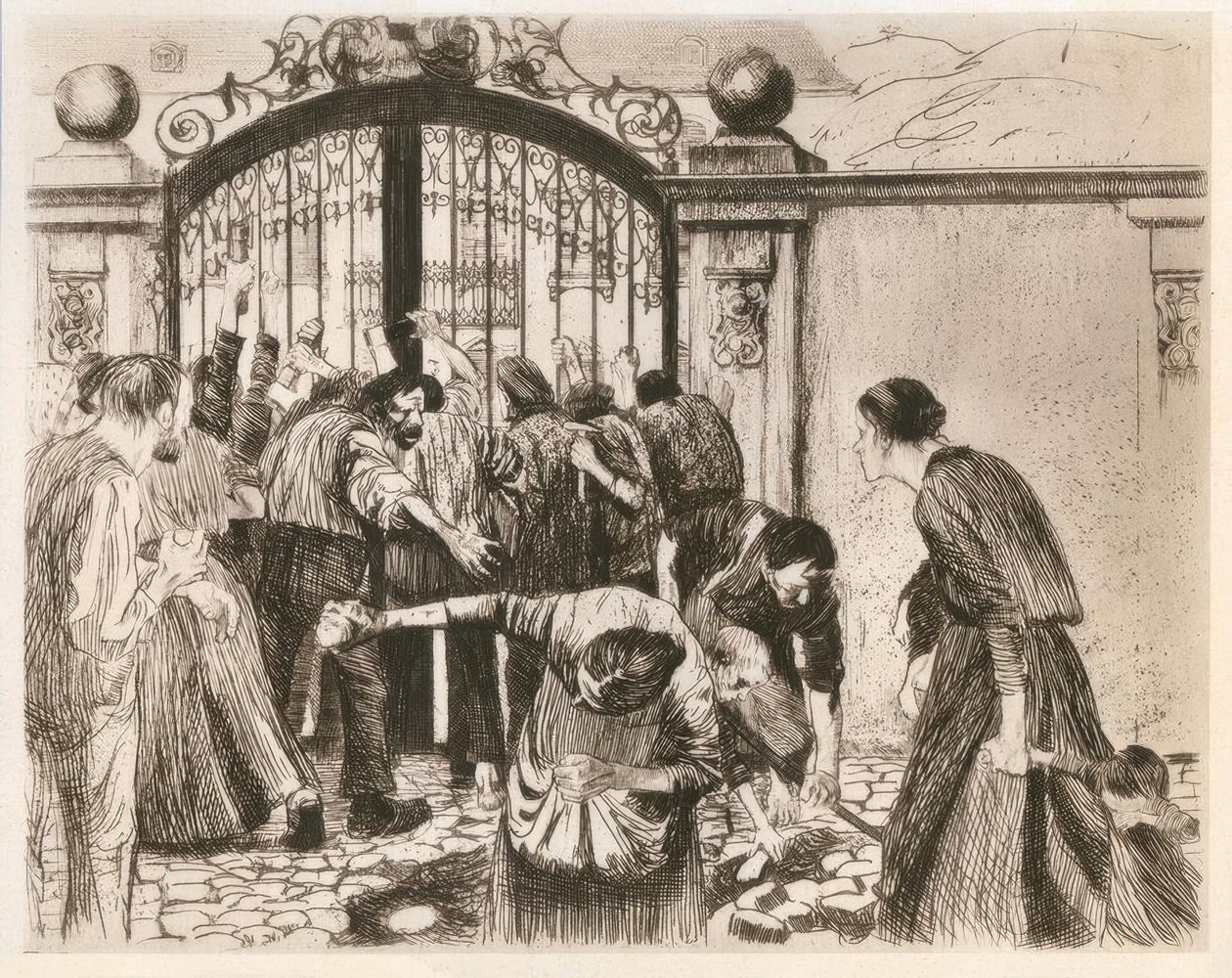 Sturm av Käthe Kollwitz