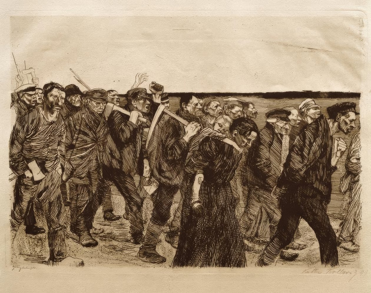 Vevertog av Käthe Kollwitz