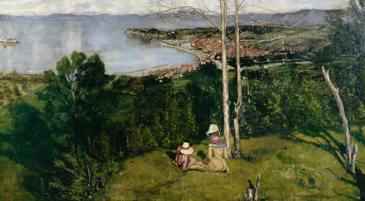 Utsikt over Trondheim av Kalle (1865 93) Lochen