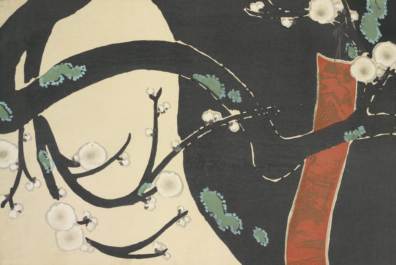 Ume, kun fra Momoyo av Kamisaka Sekka