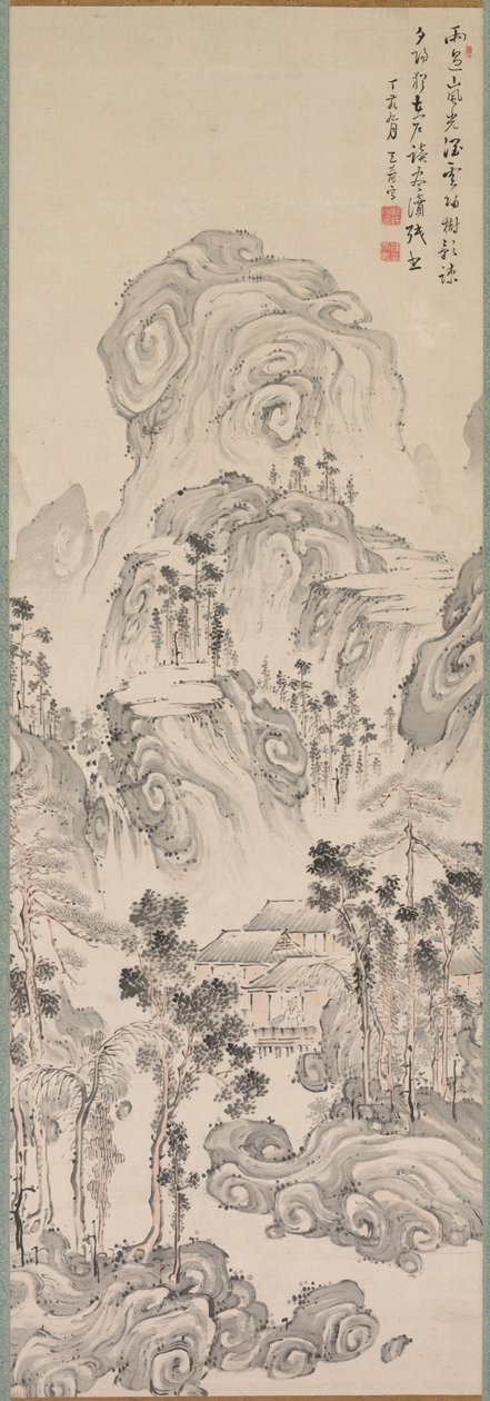 Landskap, 1767. av Kan Tenju