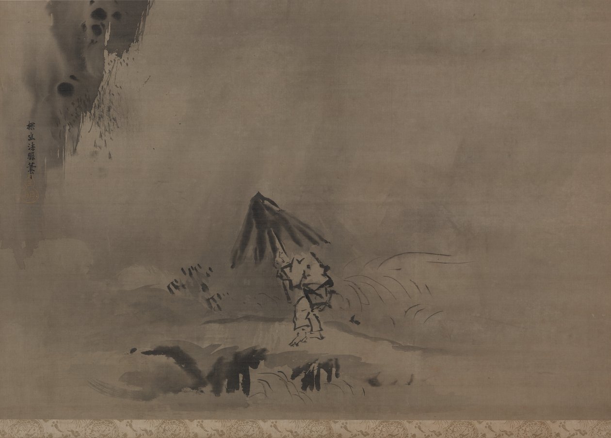 Kveldsdusj, 1600-tallet. av Kanō Tan’yū