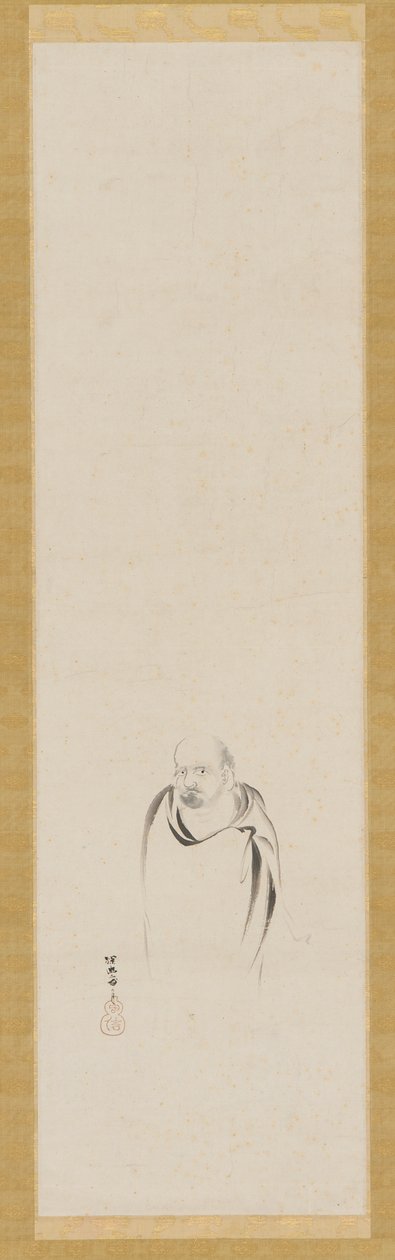 Bodhidharma, Edo-perioden, 1600-tallet. av Kanō Tan’yū