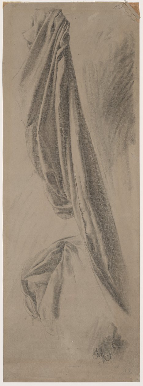 Draperistudie av Karel Vitezslav Masek