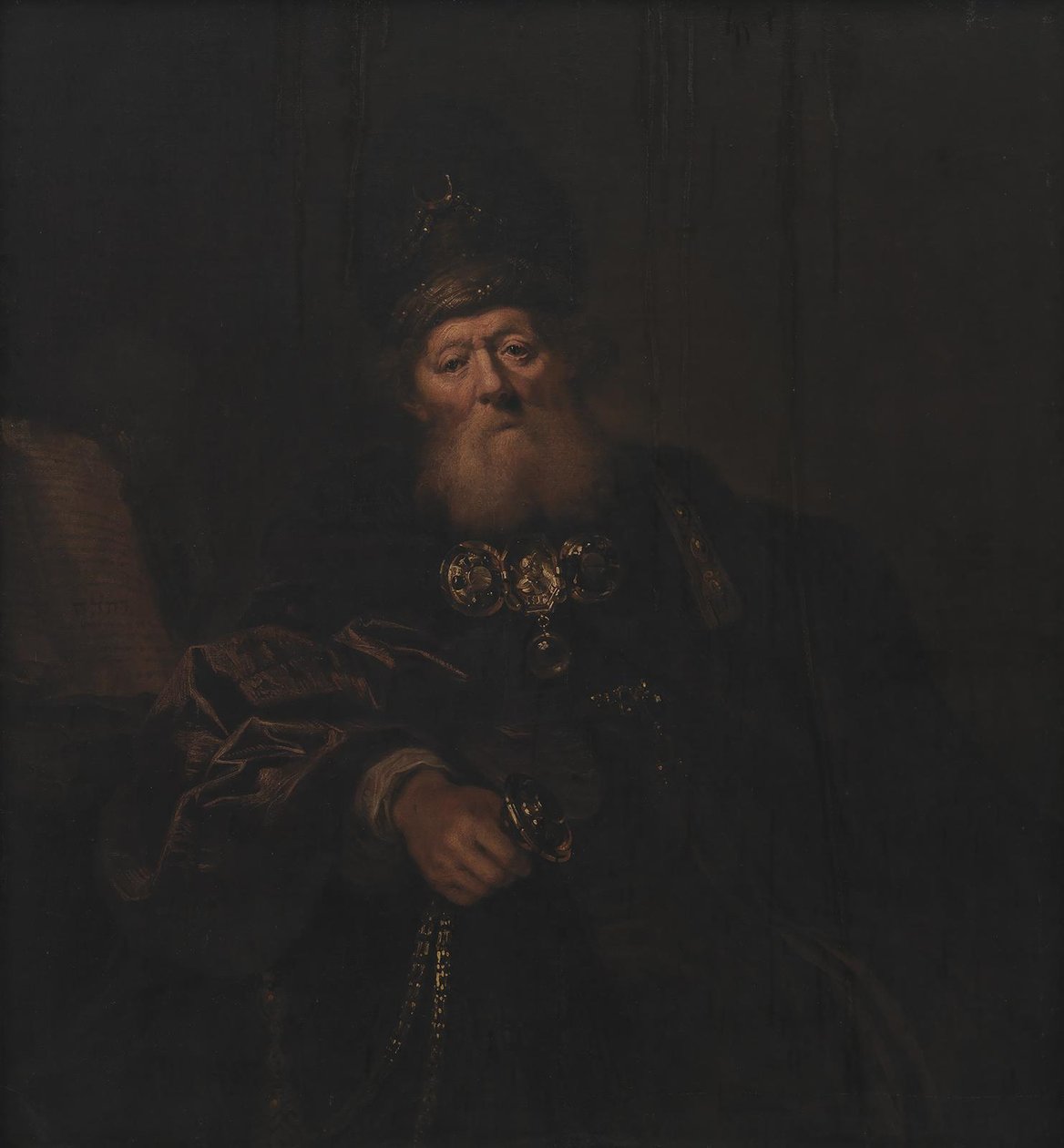 Aron som yppersteprest av Karel van III Mander