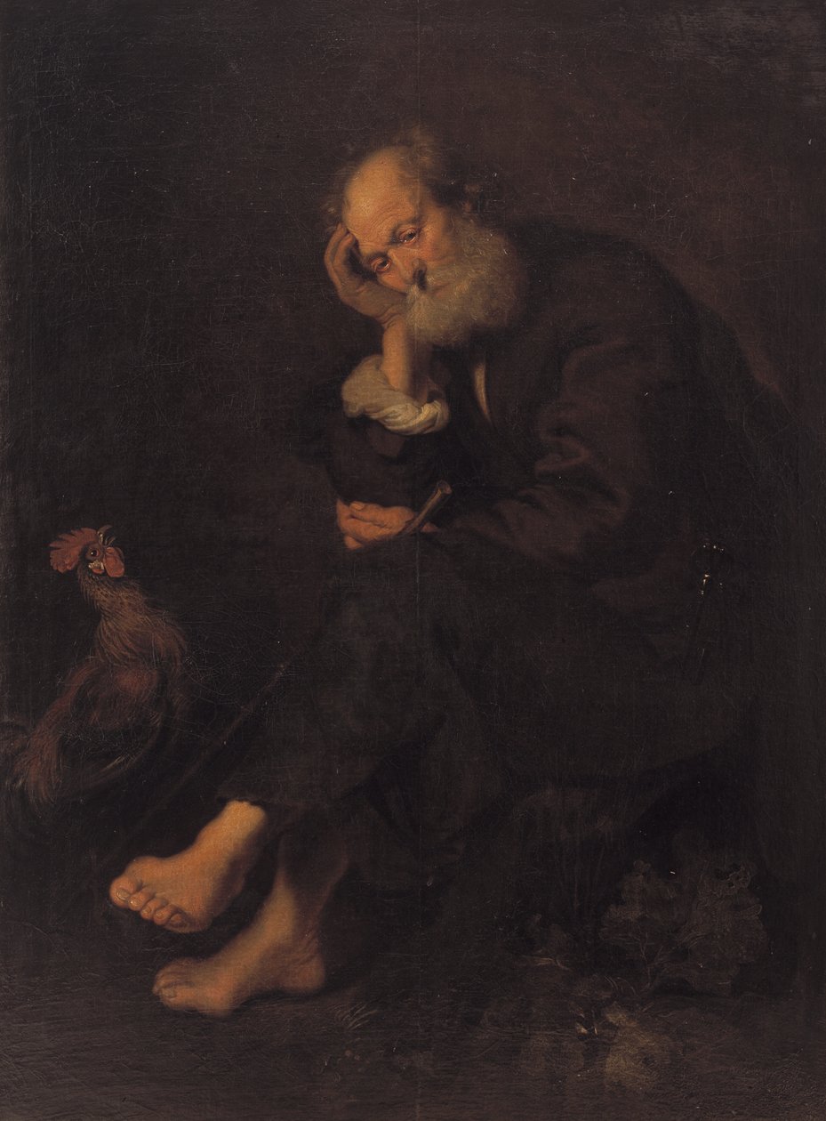 St Peter angrende av Karel van III Mander