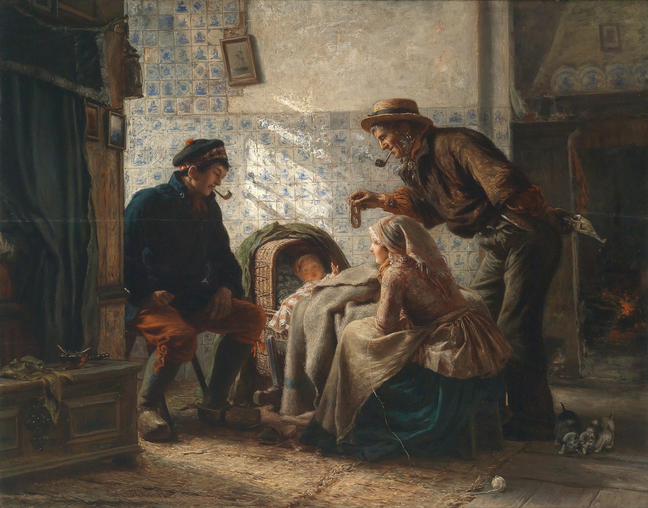 Ved vuggen av Karl Hübner