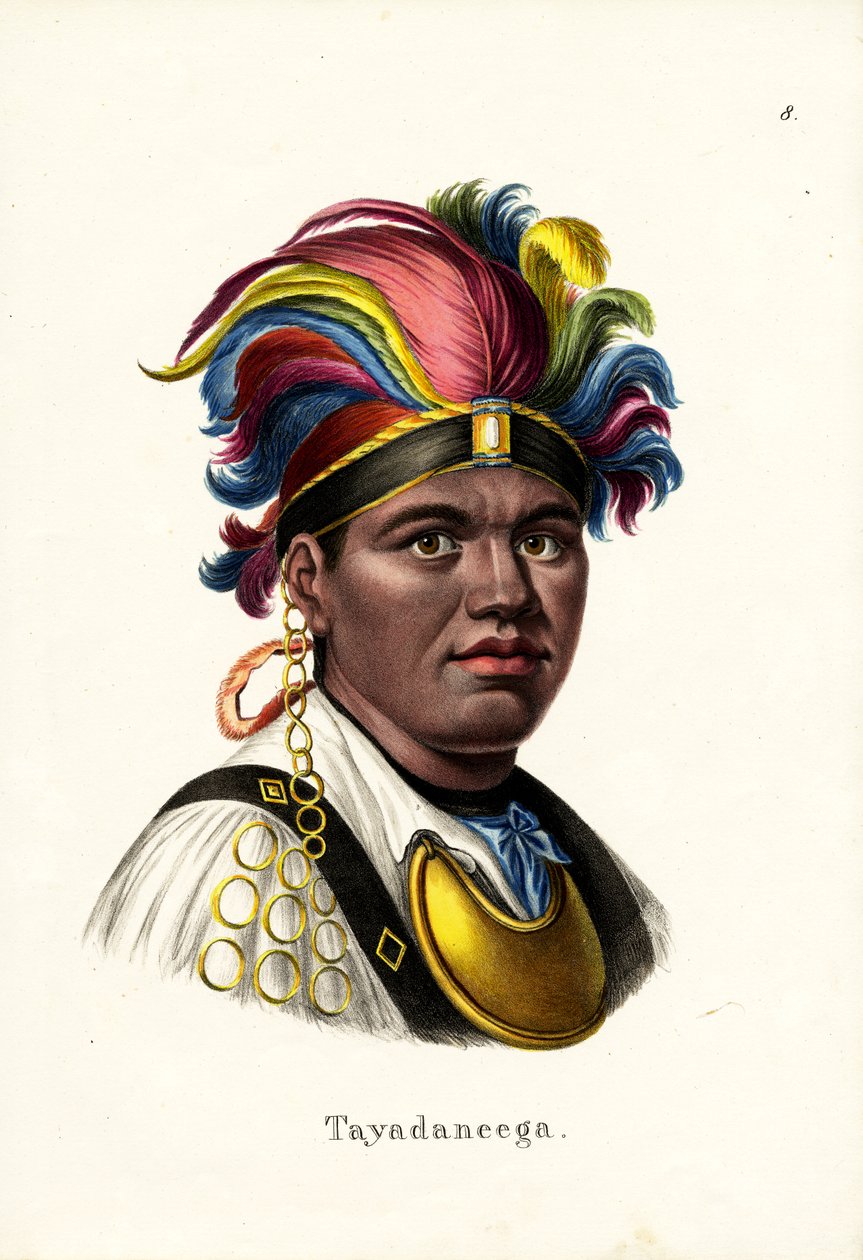 Thayendanegea, 1824 av Karl Joseph Brodtmann