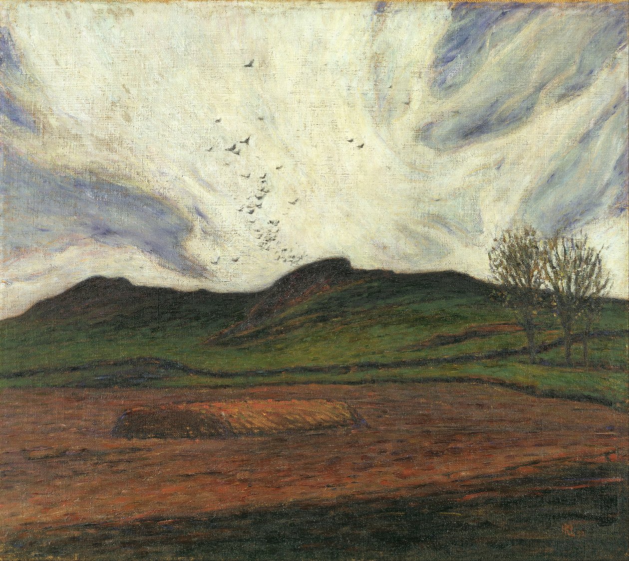 Stormskyer av Karl Nordström